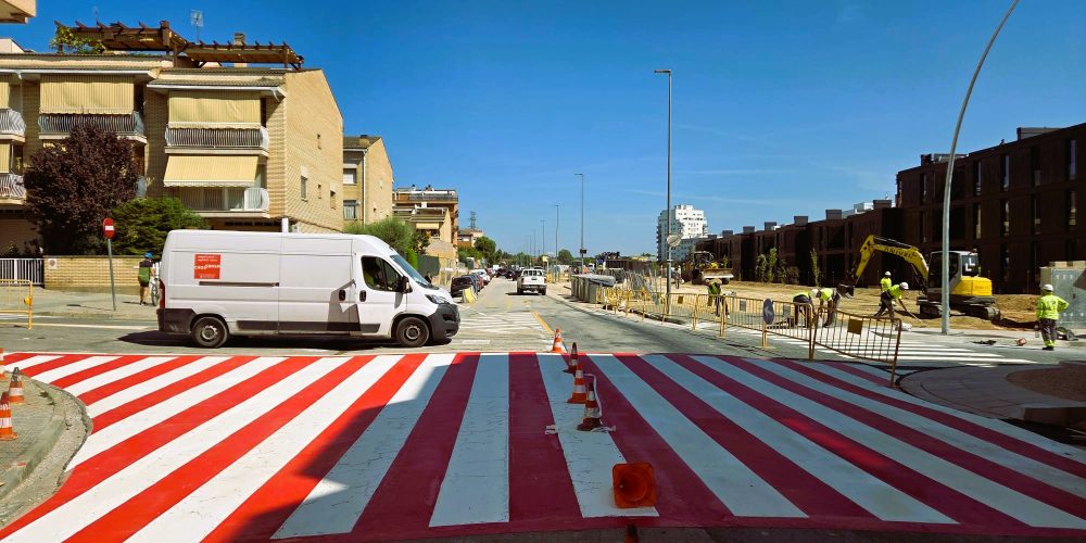 CROSSBASA SL mejora la seguridad vial en Manresa con nuevos pasos de peatones