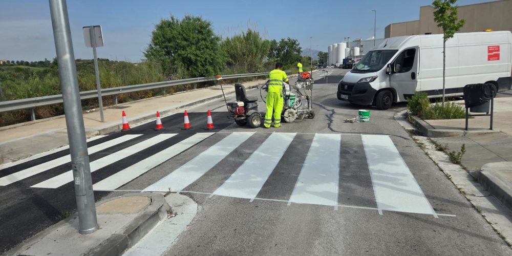 Señalización vial en Sant Esteve para COSER | CROSSBASA SL